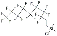 (HEPTADECAFLUORO-1,1,2,2-TETRAHYDRODECYL)-1-DIMETHYLCHLOROSILANE 97% Struktur