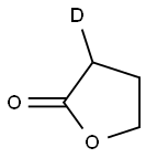 BUTYROLACTONE-D6 99.5% Struktur