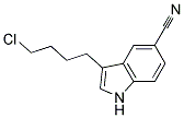 3-(4-CHLORO-BUTYL)-1H-INDOLE-5-CARBONITRILE Struktur