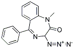 3-AZIDO-1-METHYL-5-PHENYL-1,3-DIHYDRO-BENZO[E][1,4]DIAZEPIN-2-ONE Struktur