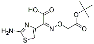 (Z)-2-(TERT-BUTOXYCARBOUYLMETHOXYIMINO)-2-(2-AMINOTHIAZOL-4-YL)ACETIC ACID Struktur