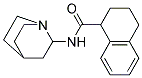 N-(1-azabicyclo[2,2,2]oct-3S-yl)-1,2,3,4-tetrahydronaphthalen-1S-ylcarboxamide Struktur