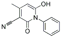 n-phenyl-3-cyano-6-hydroxy-4-methyl-2-pyridone Struktur