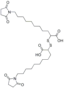 Dithiobis(SuccinimidylUndecanoate) Struktur