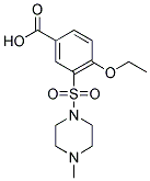 4-Ethoxy-5-(4-Mehtylpiperazin-1-Sulfonyl)Benzoic Acid Struktur