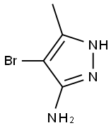 3-Amino-4-bromo-5-methylpyrazol Struktur