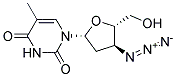 ANTI-3'-AZIDO-3'-DEOXYTHYMIDINE Struktur