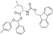 FMOC-L-LEUCINE-4-BENZYLOXYBENZYL ESTER Struktur