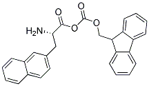 FMOC-D-3 (2 NAPHTHYL)-L ALANINE Struktur