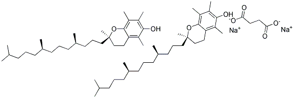 VITAMIN E SODIUM SUCCINATE Struktur