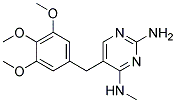 N'-METHYL-5-(3,4,5- TRIMETHOXYBENZYL)PYRIMIDIN-2,4-DIAMIN Struktur