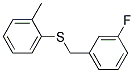 METHYL 2-[(3-FLUOROBENZYL)SULPHANYL]BENZENE- Struktur