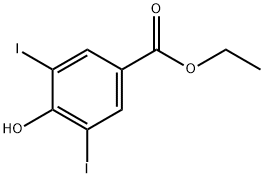 ETHYL 4-HYDROXY-3,5-DIIODOBENZOATE Struktur