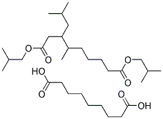 DIISOBUTYL AZELATE, (AZELAIC ACID DIISOBUTYL ESTER) Struktur