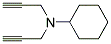CYCLOHEXYLDIPROPARGYLAMINE Struktur