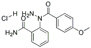 AMINOANISOYLAMINOBENZAMIDE HYDROCHLORIDE Struktur