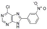 6-CHLORO-8-(3-NITROPHENYL)-9H-PURINE Struktur