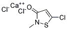 5-CHLORO-2-METHYL-4-ISOTHIAZOLIN-3-ONE CALCIUMCHLORIDE Struktur