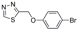 5-(4-BROMO-PHENOXYMETHYL)-[1,3,4]THIADIAZOL- Struktur