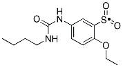 5-(3-BUTYL-UREIDO)-2-ETHOXY-BENZENESULFONYL Struktur