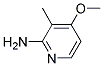 4-METHOXY-3-METHYLPYRIDIN-2-AMINE Struktur