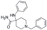 4-ANILINO-1-BENZYL-4-CARBAMYLPIPERIDINE Struktur