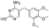 4-AMINO-5-(3,4,5- TRIMETHOXYBENZYL)PYRIMIDIN-2-OL Struktur