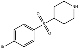 4-[(4-BROMOPHENYL)SULFONYL]PIPERIDINE Struktur