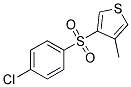 4-(4-CHLORO-BENZENESULFONYL)-3-METHYL-THIOPHENE Struktur