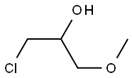 3-CHLORO-1-METHOXYPROPANOL-2 Struktur