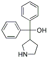 3-(DIPHENYLHYDROXYMETHYL)PYRROLIDINE Struktur