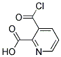 3-(CHLOROCARBONYL)PYRIDINE-2-CARBOXYLIC ACID Struktur