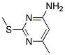 6-Methyl-2-(methylsulfanyl)pyrimidine-4-ylamine Struktur