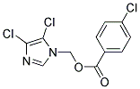 (4,5-DICHLORO-1H-IMIDAZOL-1-YL)METHYL 4-CHLOROBENZOATE, TECH Struktur