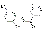 3-(5-BROMO-2-HYDROXYPHENYL)-1-(3-METHYLPHENYL)PROP-2-EN-1-ONE, TECH Struktur