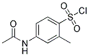 4-ACETAMIDO-2-METHYL-BENZENESULFONYL CHLORIDE Struktur