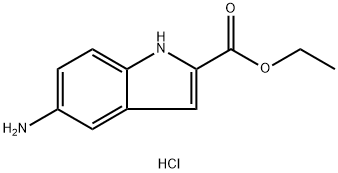 ETHYL 5-AMINO-1H-INDOLE-2-CARBOXYLATE Struktur