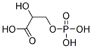 D-(-)-3-PHOSPHOGLYCERIC ACID Struktur