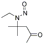 N-NITROSO-BETA-ETHYLAMINOISOBUTYL METHYL KETONE, PRACT Struktur