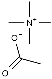 TETRAMETHYLAMMONIUM ACETATE, 50% SOLN Struktur