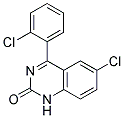 6-CHLORO-4-(2-CHLOROPHENYL)-2(1H)-QUINAZOLINONE Struktur