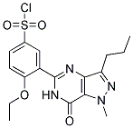 5-(5-CHLOROSULFONYL-2-ETHOXYPHENYL)-1-METHYL-3-N-PROPYL-1,6-DIHYDRO-7H-PYRAZOLO[4,3-D]PYRIMIDIN-7-ONE Struktur