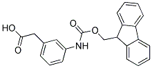 3-(FMOC-AMINO)PHENYLACETIC ACID Struktur