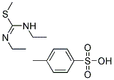 METHYL N-ETHYL-(ETHYLAMINO)METHANIMIDOTHIOATE 4-TOLUENESULPHONATE Struktur