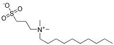 N-DECYL-N,N-DIMETHYL-3-AMMONIO-1-PROPANESULPHONATE Struktur