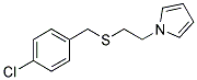 4-CHLOROBENZYL 2-(1H-PYRROL-1-YL)ETHYL SULPHIDE Struktur