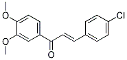 4-CHLORO-3',4'-DIMETHOXYCHALCON Struktur