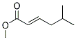 METHYL 5-METHYL-2-HEXENOAT Struktur