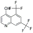 5,7-BIS(TRIFLUOROMETHYL)-4-HYDROXYQUINOLIN Struktur