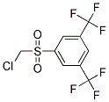 3,5-BIS(TRIFLUOROMETHYL)PHENYL CHLOROMETHYL SULPHONE Struktur